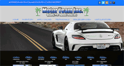 Desktop Screenshot of motorteaminc.com